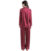 SILK PJ SET - BLACK - M048 WestStyle